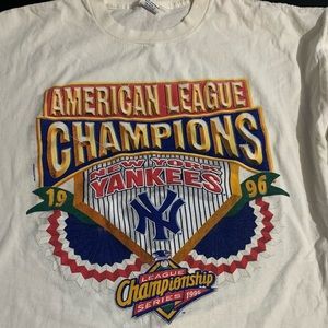 1996 starter champions New York Yankees tee